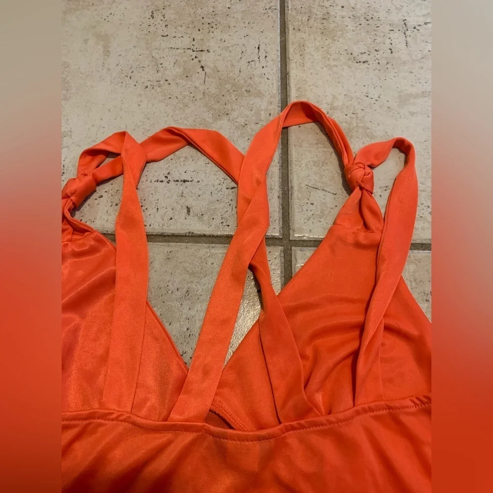 La Senza Orange Criss-Cross Strap Cami S/P - Picture 6 of 9